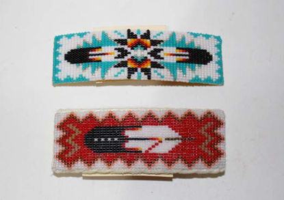 Navajo beaded barrette 54