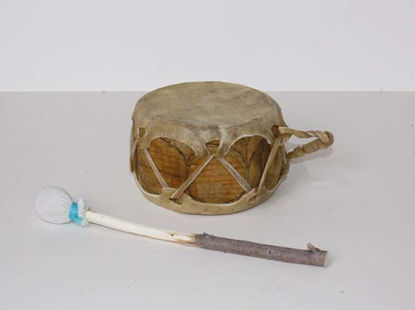 Cochiti Indian drum 54