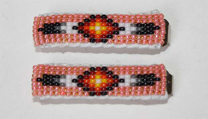 beaded baby barrette