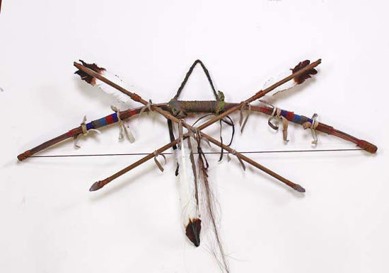 Navajo bow and arrow