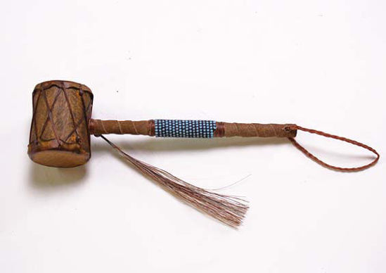 Navajo drum rattle