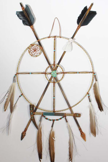 Navajo Indian Mandella | Native American Style Shield | Unique Artifacts | Navajo  Indian Rugs and Sandpaintings - Arts and Crafts