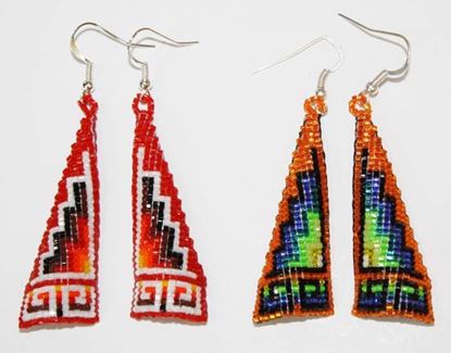 bead loom earrings