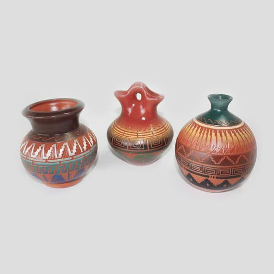 Cedar Mesa Native American Handmade and Painted Navajo Pottery Native Dream Jar 