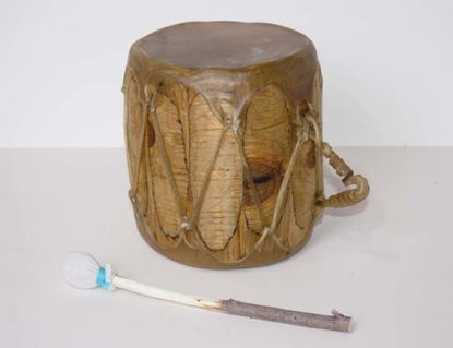 Cochiti Indian drum 135