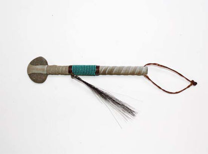 beaded stone tomahawk