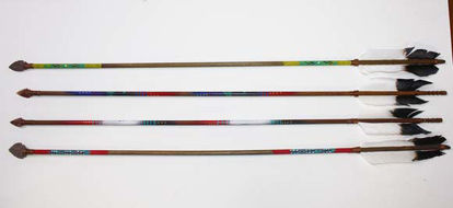 Native American painted arrow