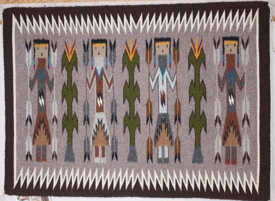 Navajo yei rug
