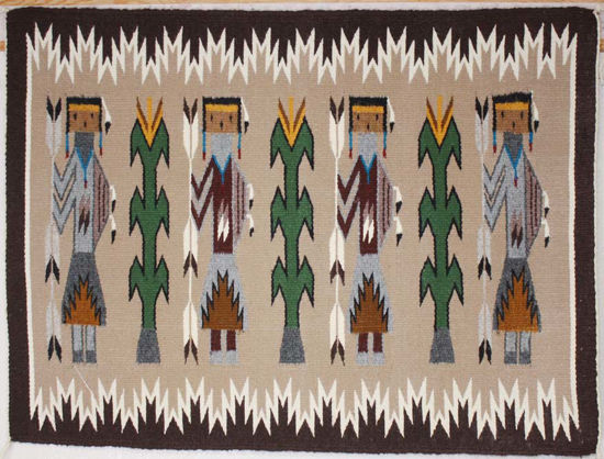 Picture of Yei Navajo Rug LW